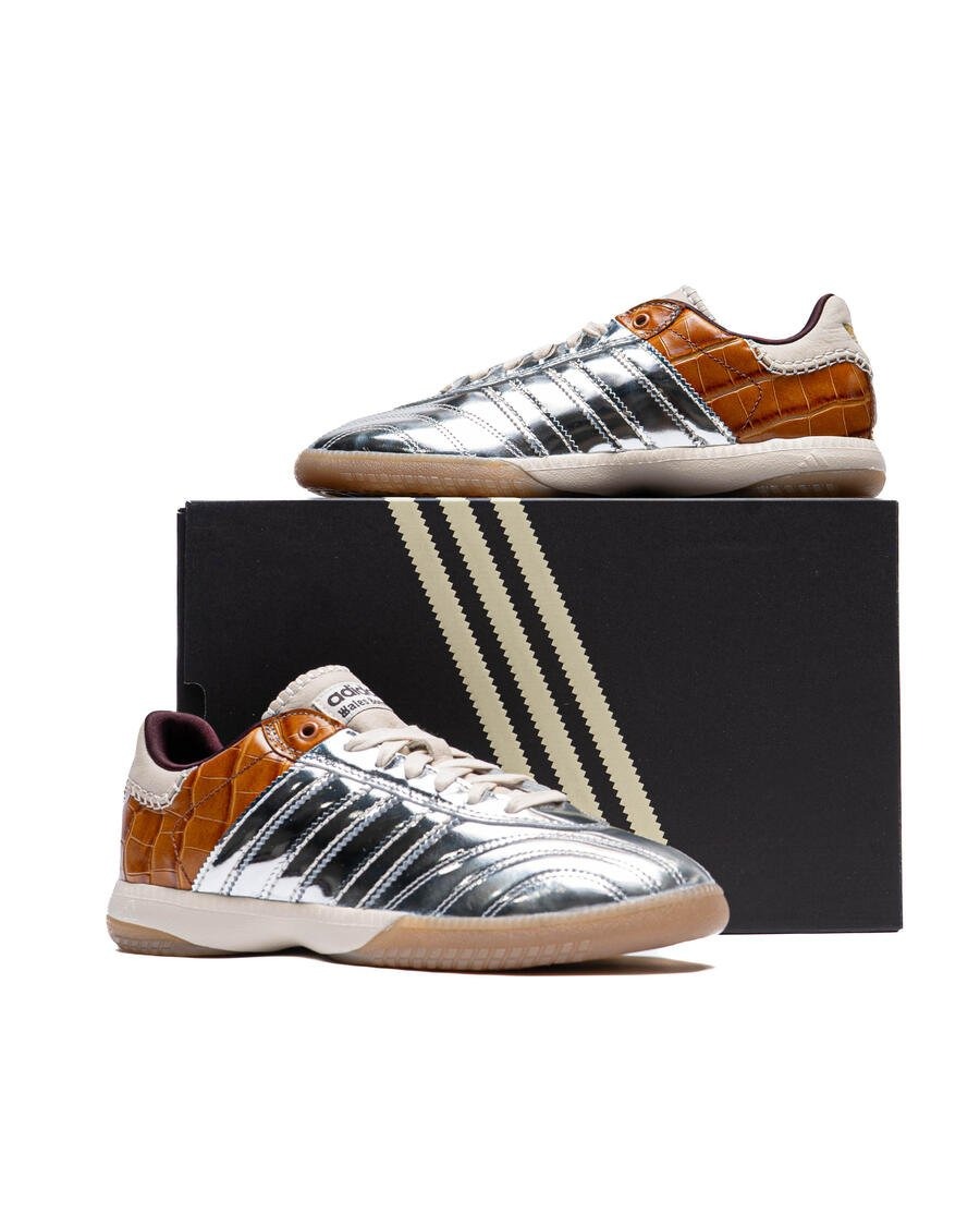 Wales Bonner×adidas Originals Millennium IH5777] MENS ADIDAS WALES BONNER X SAMBA MILLENNIUM 'SILVER